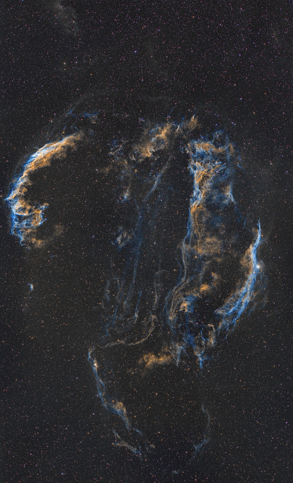 Finished Cygnus Loop photograph